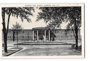 Gadsden Alabama AL Postcard 1941 Gadsden High School
