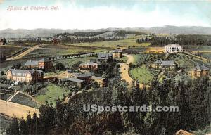 Homes Oakland CA Writing on back