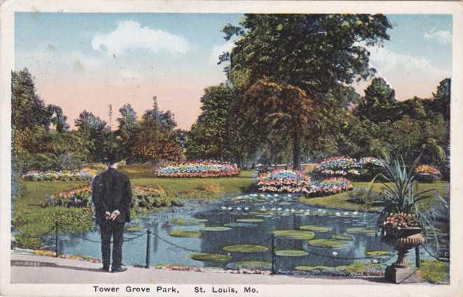 Tower Grove Park - St Louis MO, Missouri - pm 1916 - WB