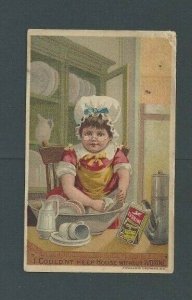 Ca 1888 Ivorine Trade Card For Soap