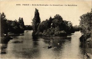 CPA Paris 16e Paris-Bois de Boulogne-Le Grand Lac-Le Belvédére (313528)