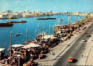 Indian Dhows Sailing Vessels Loading Goods 1984