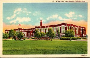 Ohio Toledo Woodward High School Curteich