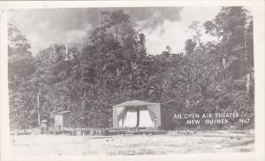 New Guinea An Open Air Theatre Real Photo
