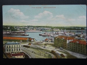 Hampshire SOUTHAMPTON DOCKS c1913 Postcard by G.D. & D.L.