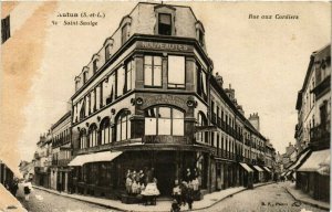 CPA AUTUN - Rue St-Saulge - Rue aux Cordiers (354449)