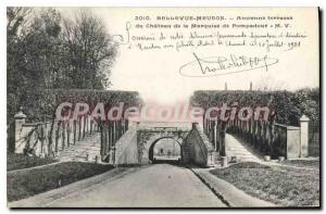 Postcard Old Bellevue Meudon Old terrace of the Palace of the Marquise de Pom...