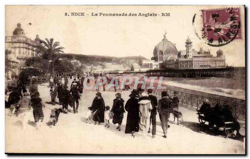 Nice - Promenade des Anglais - Old Postcard