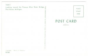 US    PC3349  BLUE WATER BRIDGE, PORT HURON, MICHIGAN