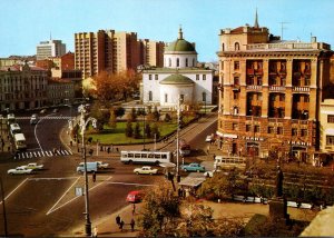 Russia Moscow Herzen Street and Tverski Boulevard