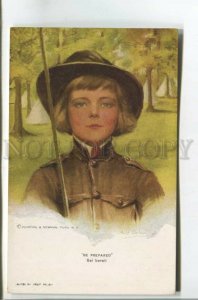 478111 Philip BOILEAU Be Prepared BOY SCOUT German caption Vintage R&N #750