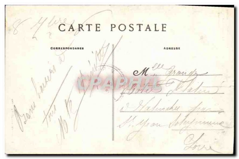 Old Post Card Calvary castle Bourgenay Vendee