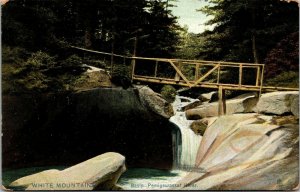 Vtg New Hampshire NH Basin Pemigewasset River White Mountains 1908 Tuck Postcard