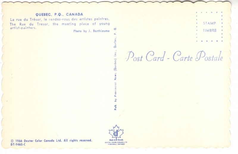 Rue du Tresor, Quebec, Quebec, Artists, Painters