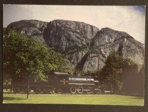 Mint Canada Squamish British Columbia Chief Mountain RR Real Picture Postcard