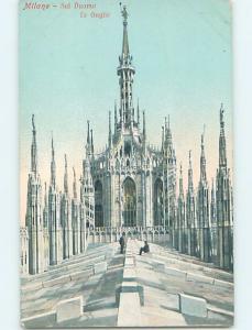 Old Postcard CHURCH SCENE Milano - Milan Italy F5482