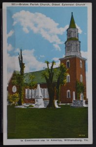 Williamsburg, VA - Bruton Parish Church, Oldest Episcopal Church