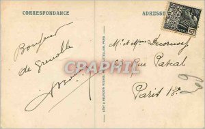 Old Postcard Grenoble Vue Generale Forts and the Chaine des Alpes