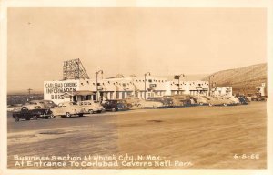 White's City New Mexico Business Section,  Entrance To Carlsbad Nat'l. Park Real