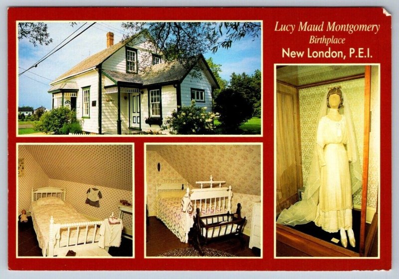 Lucy Maud Montgomery Birthplace, New London Prince Edward Island Multiview PPC#1