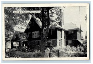 Y. W. C. A. Residence Warren Pennsylvania PA Unposted Vintage Postcard 