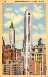 New York City The City Bank-Farmers Trust Company Curteich
