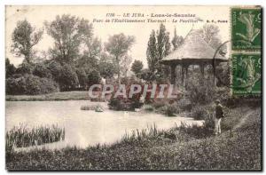 Old Postcard Jura Lons le Saunier Park of Etablissement Thermal Pavilion