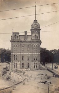 ZC1/ Warren Ohio RPPC Postcard c1910 City Hall Building 26