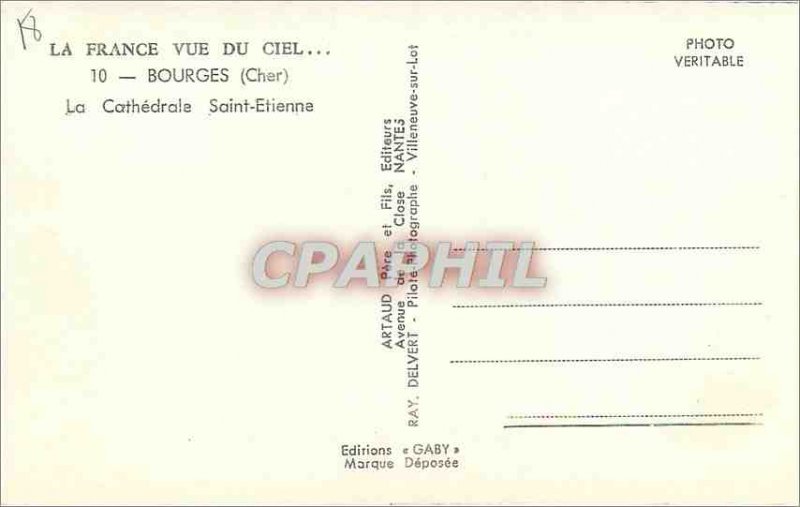 Modern Postcard Bourges Cher Cathedrale Saint Etienne