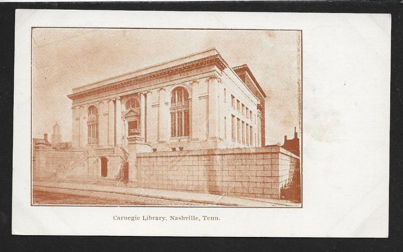 Carnegie Library Building Nashville TN Unused c1905