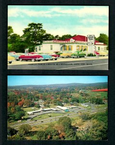 #522 Wareham, The Family Table  AWESOME Auto's, Aerial View Black Horse Motel