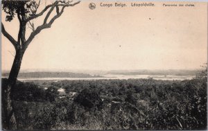 Congo Leopoldville Panorama des Chutes  Vintage Postcard C108