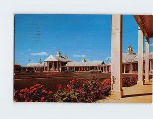 Postcard Martha Washington Motel Waldorf Maryland USA