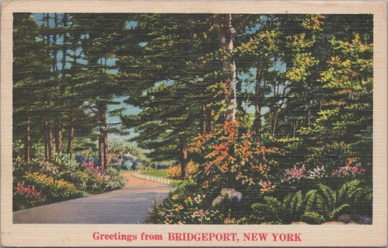 Postcard Greetings from Bridgeport NY