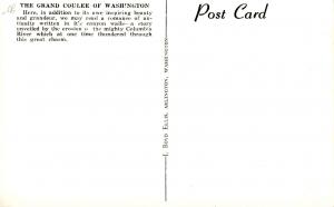 WA - Steamboat Rock, Grand Coulee  *RPPC