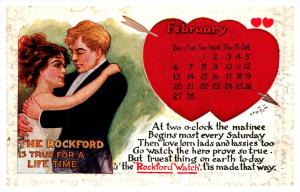 Valentine   Rockford Watch  Febuary Heart Calender, Haley & Gates J...