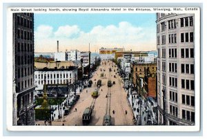 c1920's Hotel Mclaren Hotel Royal Alexandra Main Street Winnipeg Canada Postcard 