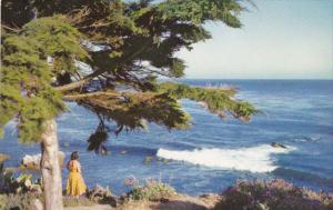 Carmel The Monterey Peninsula California American Airlines Postcard