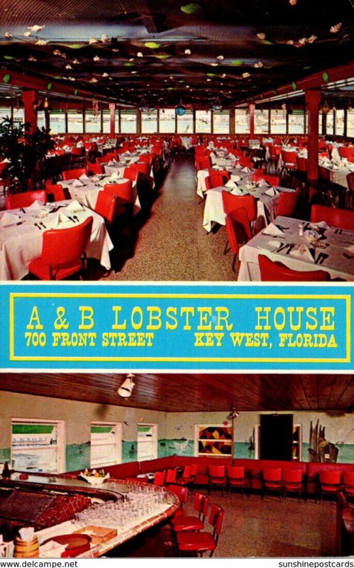 Florida Key West A & B Lobster House Seafood Restaurant Front Street