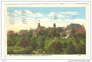 Randolph, Macon Woman's College, Lynchburg,Virginia,PU-1940