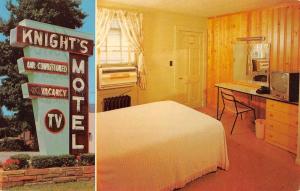 Madison Heights Virginia Knights Motel Multiview Vintage Postcard K100860
