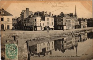 CPA Honfleur Le Bassin de l'Ouest et le Quai St.Etienne FRANCE (1286056)