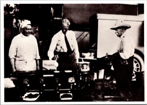 Henry Ford Making Breakfast On Camping Trip Circa 1921