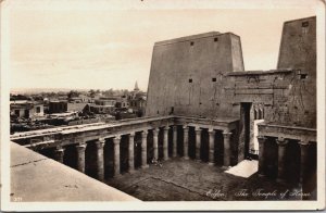 Egypt Edfou The Temple of Horus Vintage RPPC C084