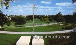 Burial Site of President & Mrs Herbert Hoover - West Branch, Iowa IA  