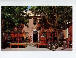 287006 BERMUDA Bank museum Vintage postcard