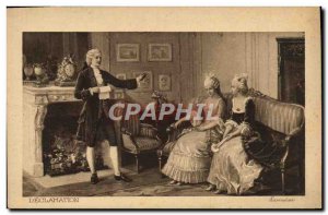 Old Postcard Declamation