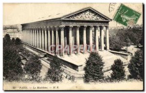 Old Postcard Paris La Madeleine