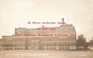 WA, Spokane, Washington, RPPC, North Central High School, Photo No V-18