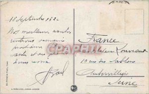 Old Postcard Torno Lake Como Boat